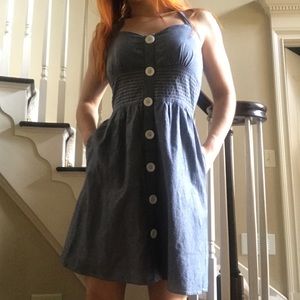 Chambray Vintage Inspired Sundress